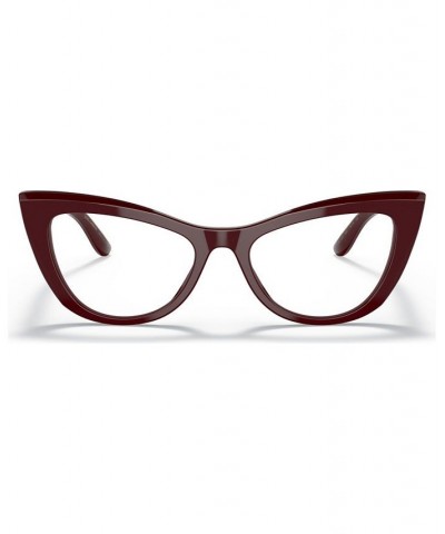 DG3354 Women's Cat Eye Eyeglasses Bordeaux $63.00 Womens