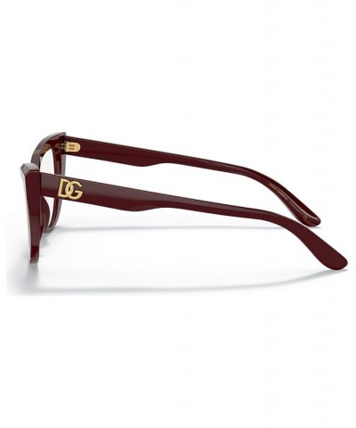 DG3354 Women's Cat Eye Eyeglasses Bordeaux $63.00 Womens