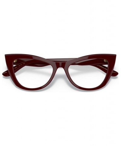 DG3354 Women's Cat Eye Eyeglasses Bordeaux $63.00 Womens