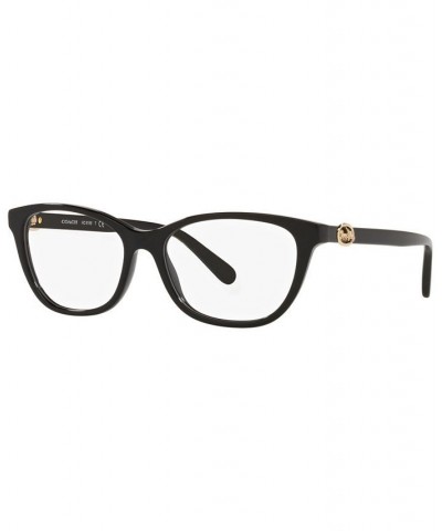 HC6180F Women's Rectangle Low Bridge Fit Eyeglasses Dark Tortoise $33.32 Womens