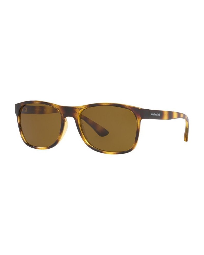 Men's Sunglasses HU202058-Y Shiny Havana $9.70 Mens