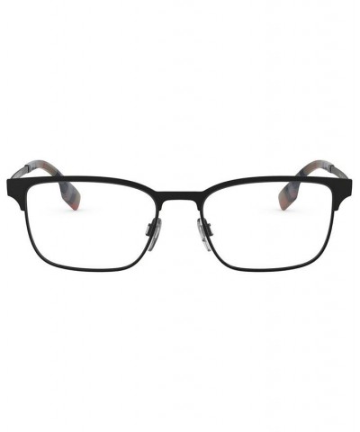 BE1332 Men's Rectangle Eyeglasses Rubber Bla $21.28 Mens