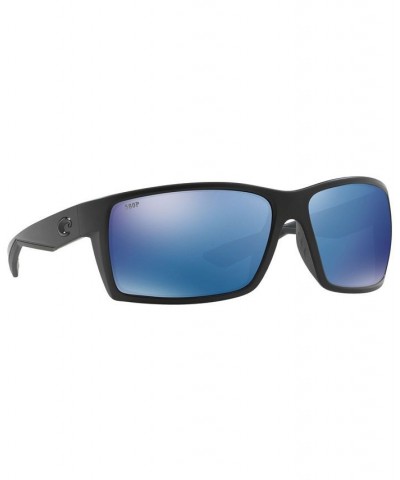 Polarized Sunglasses REEFTON 64 BLACK BLACK/BLUE MIRROR $27.69 Unisex