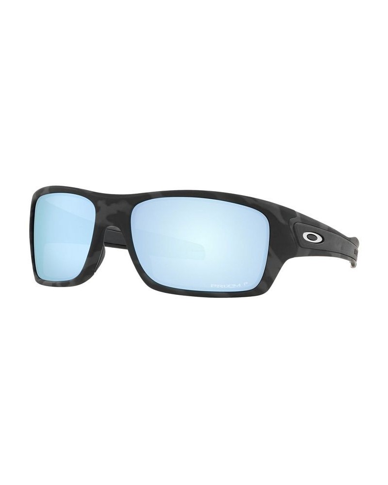 Men's Turbine Polarized Sunglasses OO9263 63 MATTE BLACK CAMO/PRIZM DEEP WATER POLARIZED $44.46 Mens