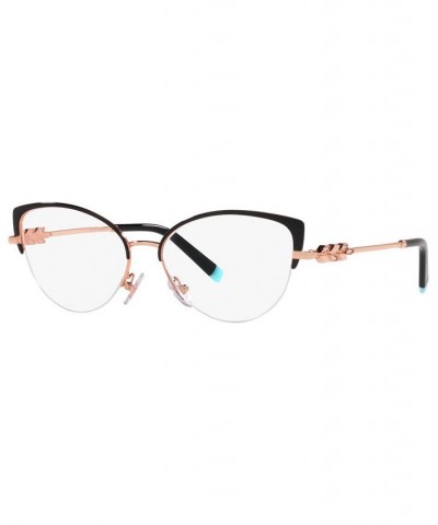 TF1145B Women's Cat Eye Eyeglasses Brown on Pale Gold Tone $113.68 Womens