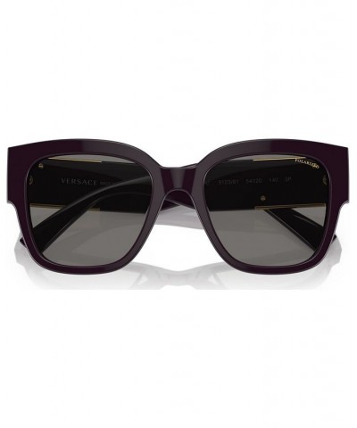 Women's Polarized Sunglasses VE4437U54-P Bordeaux $74.80 Womens