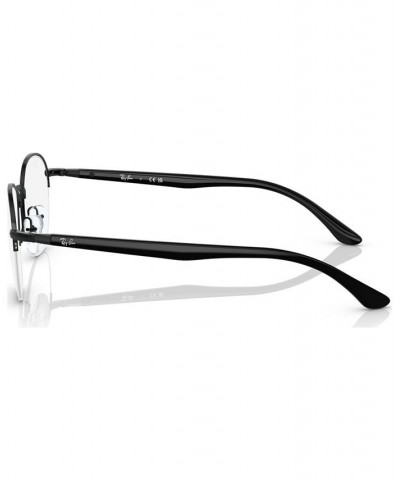 Unisex Square Eyeglasses RX648752-O Black $38.18 Unisex