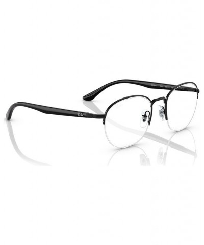 Unisex Square Eyeglasses RX648752-O Black $38.18 Unisex