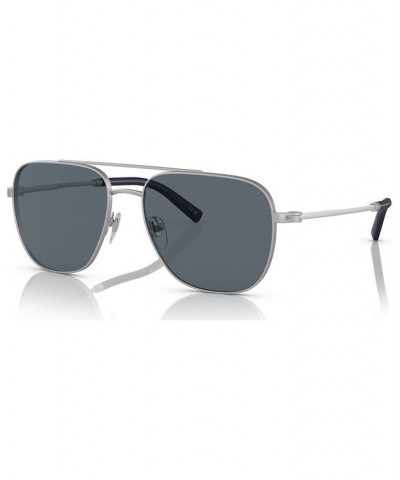 Men's Sunglasses BV505958-X Matte Silver Tone $63.72 Mens