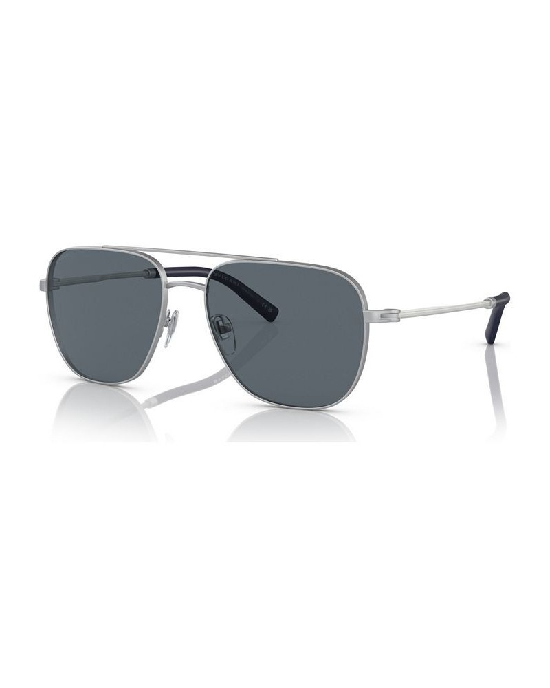 Men's Sunglasses BV505958-X Matte Silver Tone $63.72 Mens