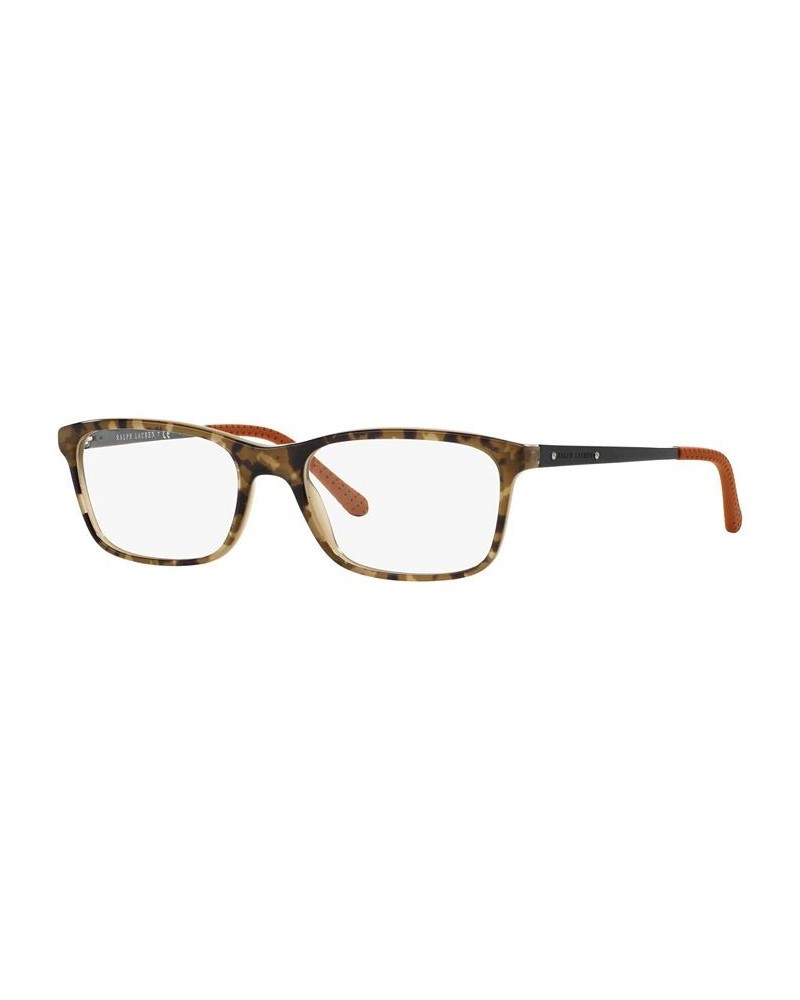 RL6134 Men's Rectangle Eyeglasses Camo Green $52.08 Mens