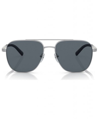 Men's Sunglasses BV505958-X Matte Silver Tone $63.72 Mens