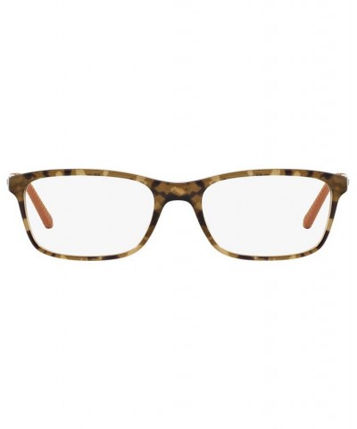 RL6134 Men's Rectangle Eyeglasses Camo Green $52.08 Mens