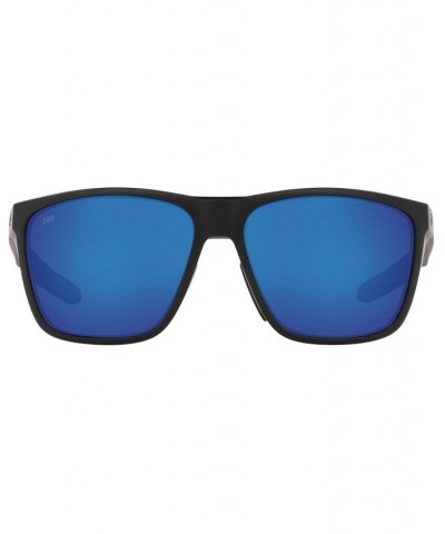 FERG XL Polarized Sunglasses 6S9012 62 11 MATTE BLACK/BLUE MIRROR 580G $29.40 Unisex