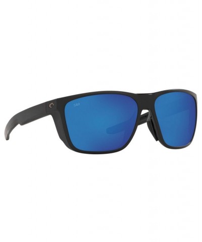 FERG XL Polarized Sunglasses 6S9012 62 11 MATTE BLACK/BLUE MIRROR 580G $29.40 Unisex