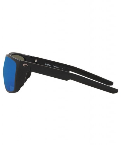 FERG XL Polarized Sunglasses 6S9012 62 11 MATTE BLACK/BLUE MIRROR 580G $29.40 Unisex