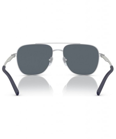 Men's Sunglasses BV505958-X Matte Silver Tone $63.72 Mens