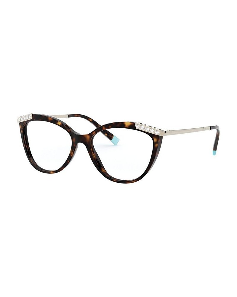 TF2198B Women's Cat Eye Eyeglasses Havana $22.92 Womens