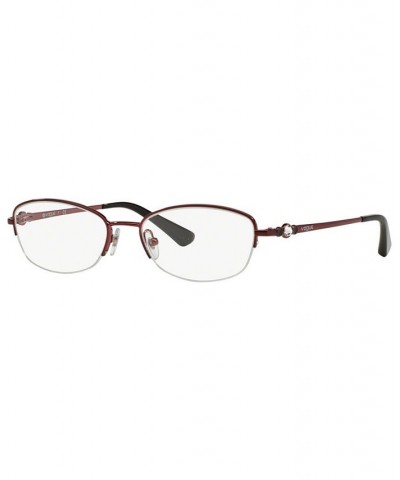 VO3955BI Women's Oval Eyeglasses Black $39.00 Womens