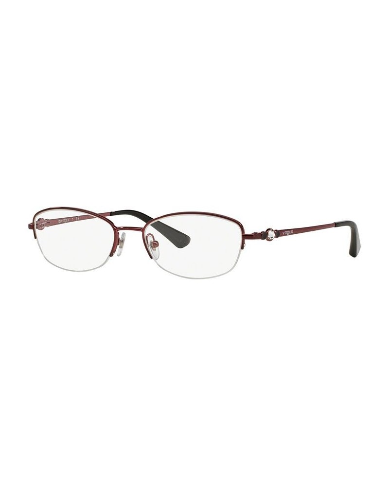 VO3955BI Women's Oval Eyeglasses Black $39.00 Womens