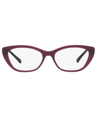 VO5425B Women's Oval Eyeglasses Transparent Light Brown $30.20 Womens