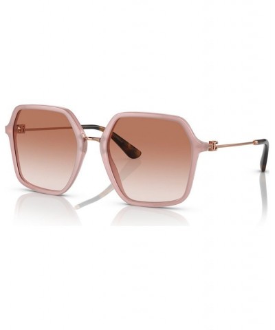 Women's Low Bridge Fit Sunglasses DG4422F56-Y Opal Rose $40.60 Womens