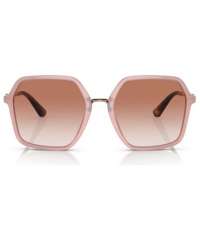 Women's Low Bridge Fit Sunglasses DG4422F56-Y Opal Rose $40.60 Womens