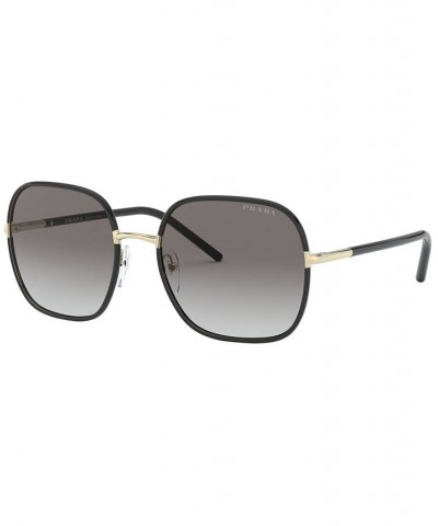 Sunglasses 0PR 67XS PALE GOLD/BLACK/GREY GRADIENT $77.33 Unisex