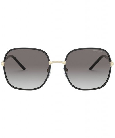 Sunglasses 0PR 67XS PALE GOLD/BLACK/GREY GRADIENT $77.33 Unisex