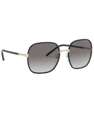 Sunglasses 0PR 67XS PALE GOLD/BLACK/GREY GRADIENT $77.33 Unisex