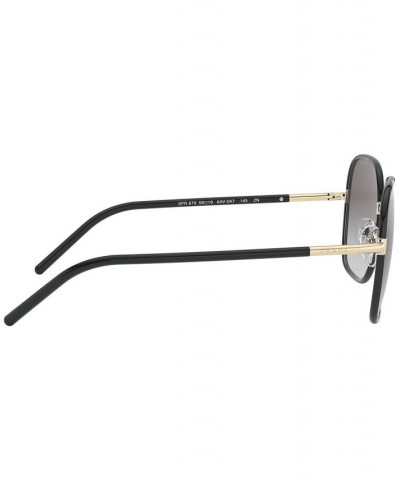 Sunglasses 0PR 67XS PALE GOLD/BLACK/GREY GRADIENT $77.33 Unisex