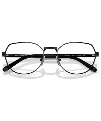 Women's Irregular Eyeglasses VO424353-O Black $25.74 Womens