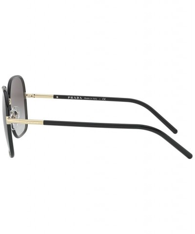 Sunglasses 0PR 67XS PALE GOLD/BLACK/GREY GRADIENT $77.33 Unisex