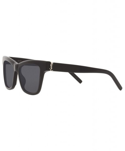 Women's SL M106 Sunglasses YS00043652-X 52 Black $56.55 Womens