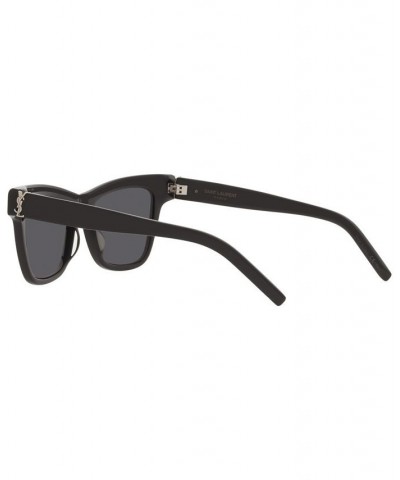 Women's SL M106 Sunglasses YS00043652-X 52 Black $56.55 Womens