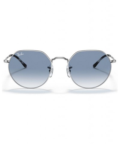 Unisex Jack Sunglasses RB3565 53 SILVER/CLEAR GRADIENT BLUE $28.48 Unisex