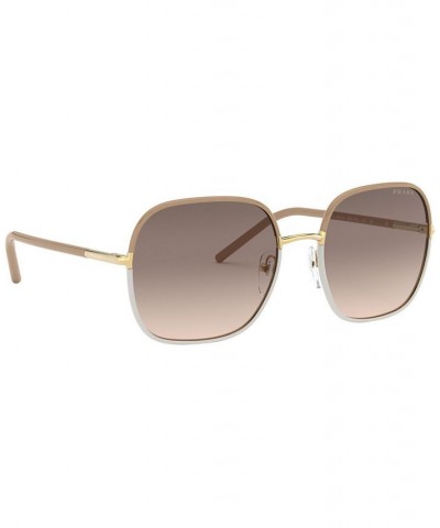 Sunglasses 0PR 67XS PALE GOLD/BLACK/GREY GRADIENT $77.33 Unisex