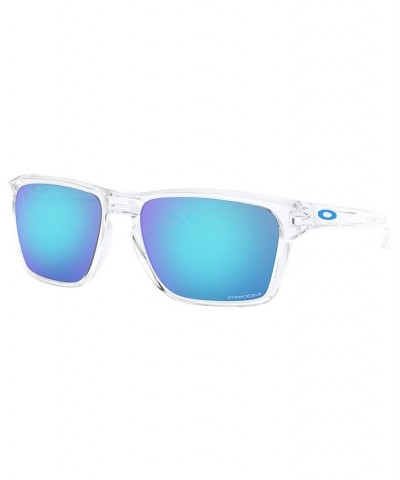 Sunglasses OO9448 57 SYLAS POLISHED CLEAR/PRIZM SAPPHIRE $28.80 Unisex