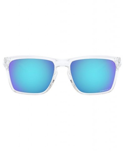 Sunglasses OO9448 57 SYLAS POLISHED CLEAR/PRIZM SAPPHIRE $28.80 Unisex