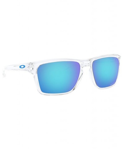 Sunglasses OO9448 57 SYLAS POLISHED CLEAR/PRIZM SAPPHIRE $28.80 Unisex