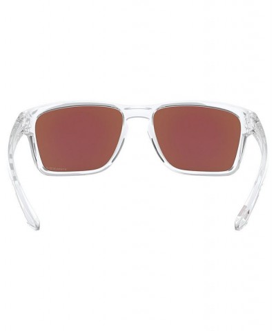 Sunglasses OO9448 57 SYLAS POLISHED CLEAR/PRIZM SAPPHIRE $28.80 Unisex