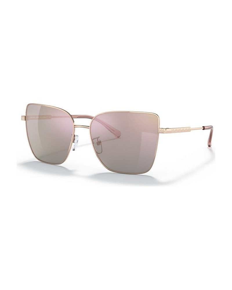 Women's Bastia 57 Sunglasses MK110857-Z Rose Gold-Tone $28.71 Womens