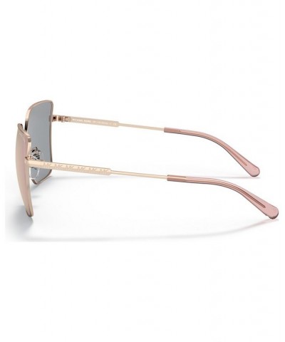 Women's Bastia 57 Sunglasses MK110857-Z Rose Gold-Tone $28.71 Womens