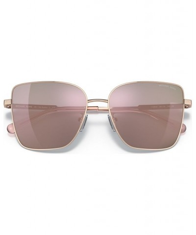 Women's Bastia 57 Sunglasses MK110857-Z Rose Gold-Tone $28.71 Womens