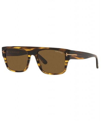 Men's Sunglasses FT0907 55 Tortoise $102.35 Mens