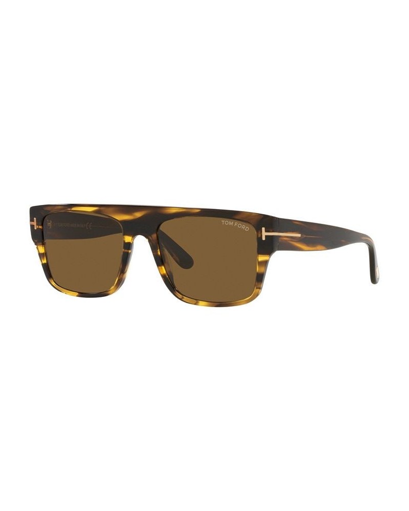 Men's Sunglasses FT0907 55 Tortoise $102.35 Mens