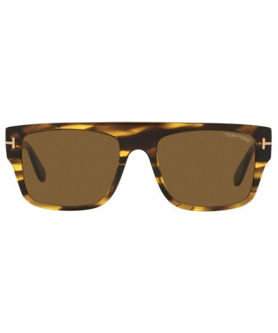 Men's Sunglasses FT0907 55 Tortoise $102.35 Mens