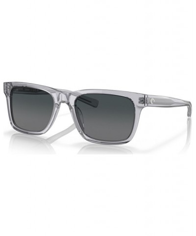 Men's Polarized Sunglasses Tybee Shiny Light Crystal Gray $33.88 Mens