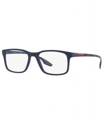 PS 01LV Men's Pillow Eyeglasses Matte Blue $29.26 Mens