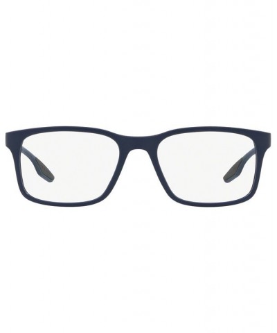 PS 01LV Men's Pillow Eyeglasses Matte Blue $29.26 Mens